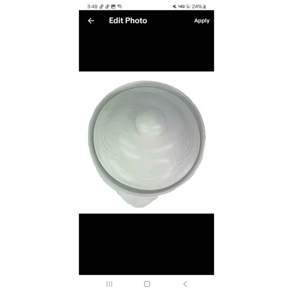 Pfaltzgraff HEIRLOOM Gray Stoneware White Floral 2 Qt Covered Casserole Bowl - Picture 3 of 6